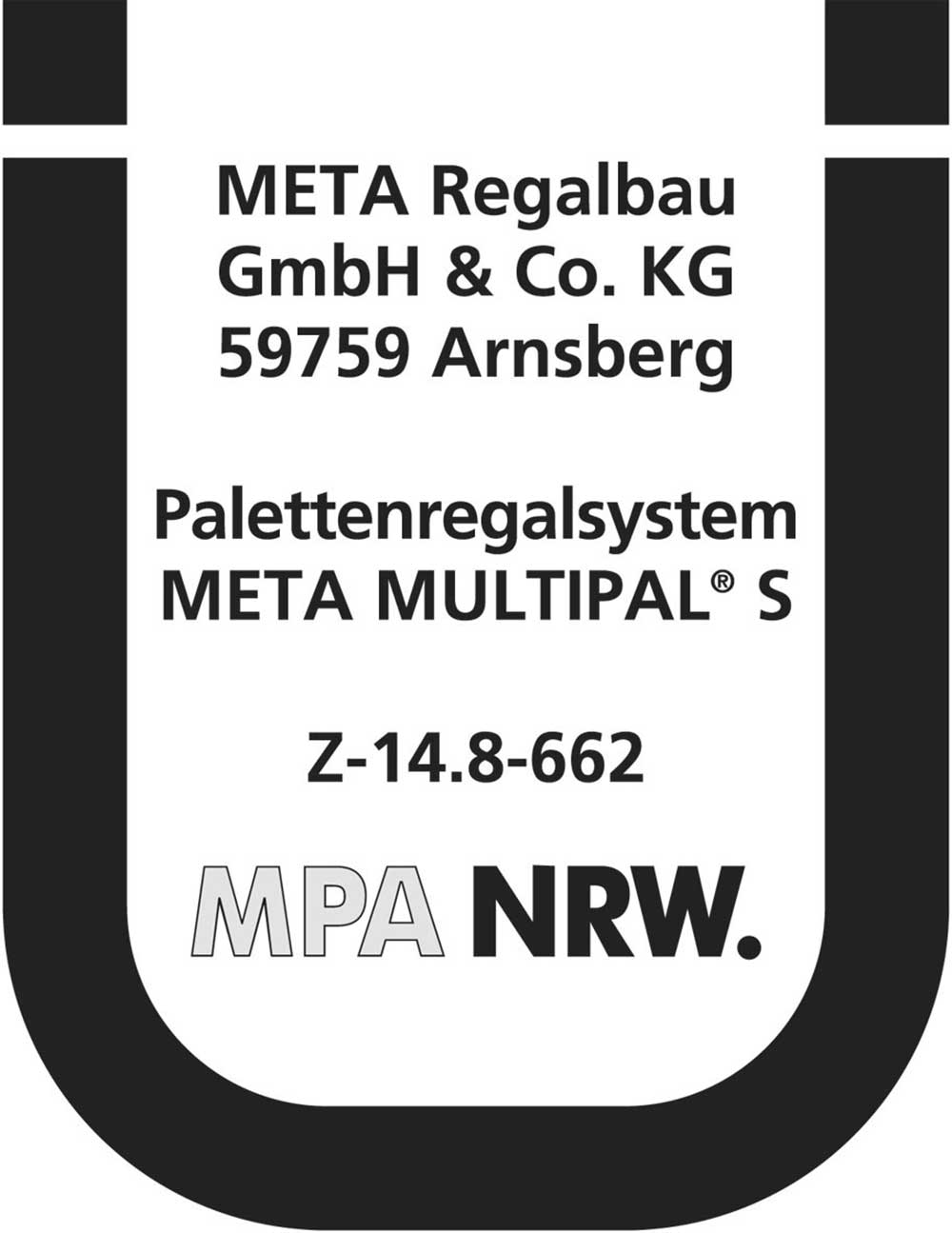 mittelschweres Multipal GR 4400 x 2700 x 1100 vzk/ RAL 2001 kpl. S mit Holm 100/20 & 4 Lagerebenen Fachlast 2400 kg