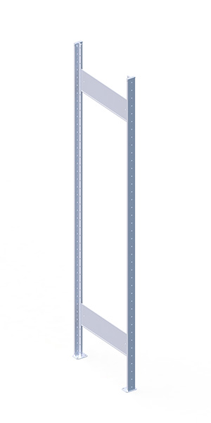 Metallregal T1 N Rahmen für Regalsystem Metall 2000 x 500 vzk